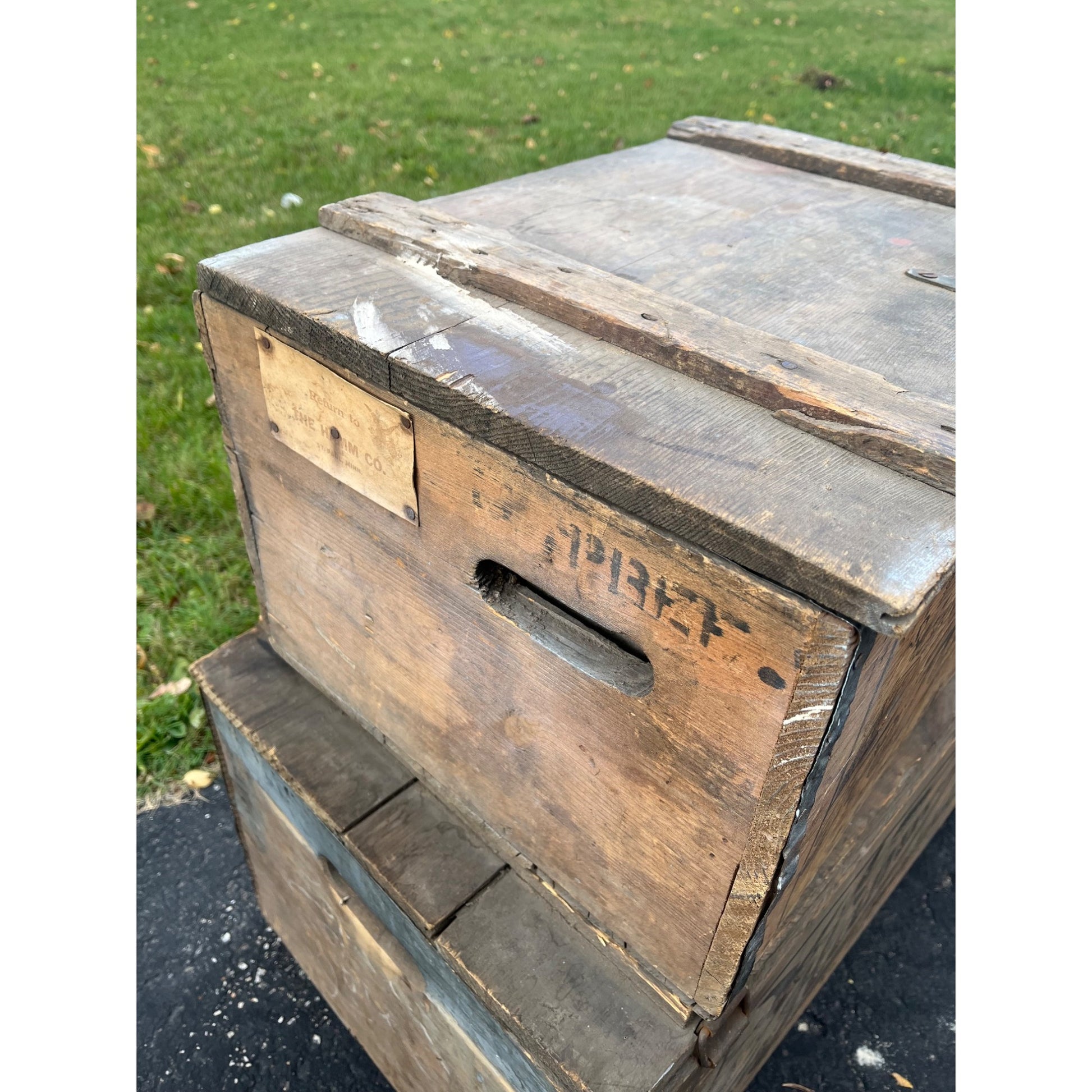 Vintage Theo Hamm Brewing Co. St Paul Wooden Crate Bottle Case Hamm's Beer