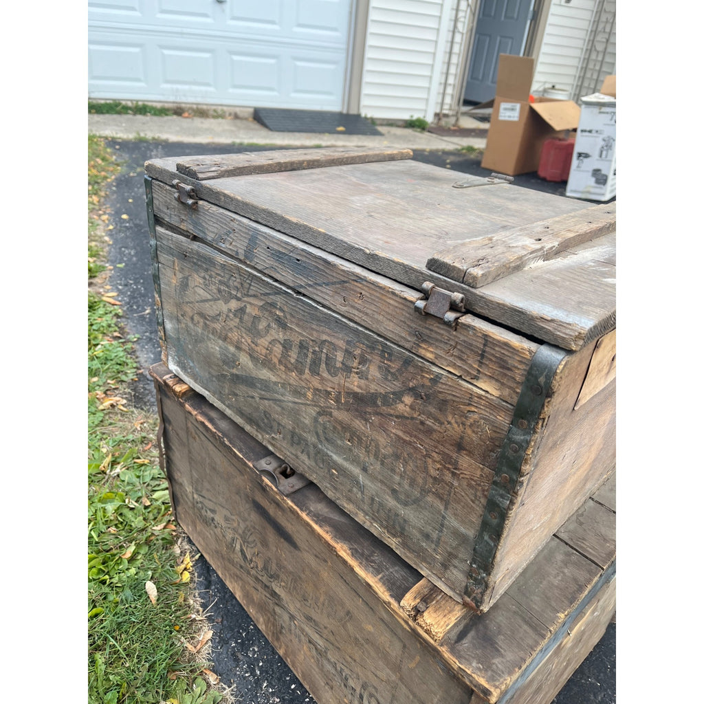 Vintage Theo Hamm Brewing Co. St Paul Wooden Crate Bottle Case Hamm's Beer
