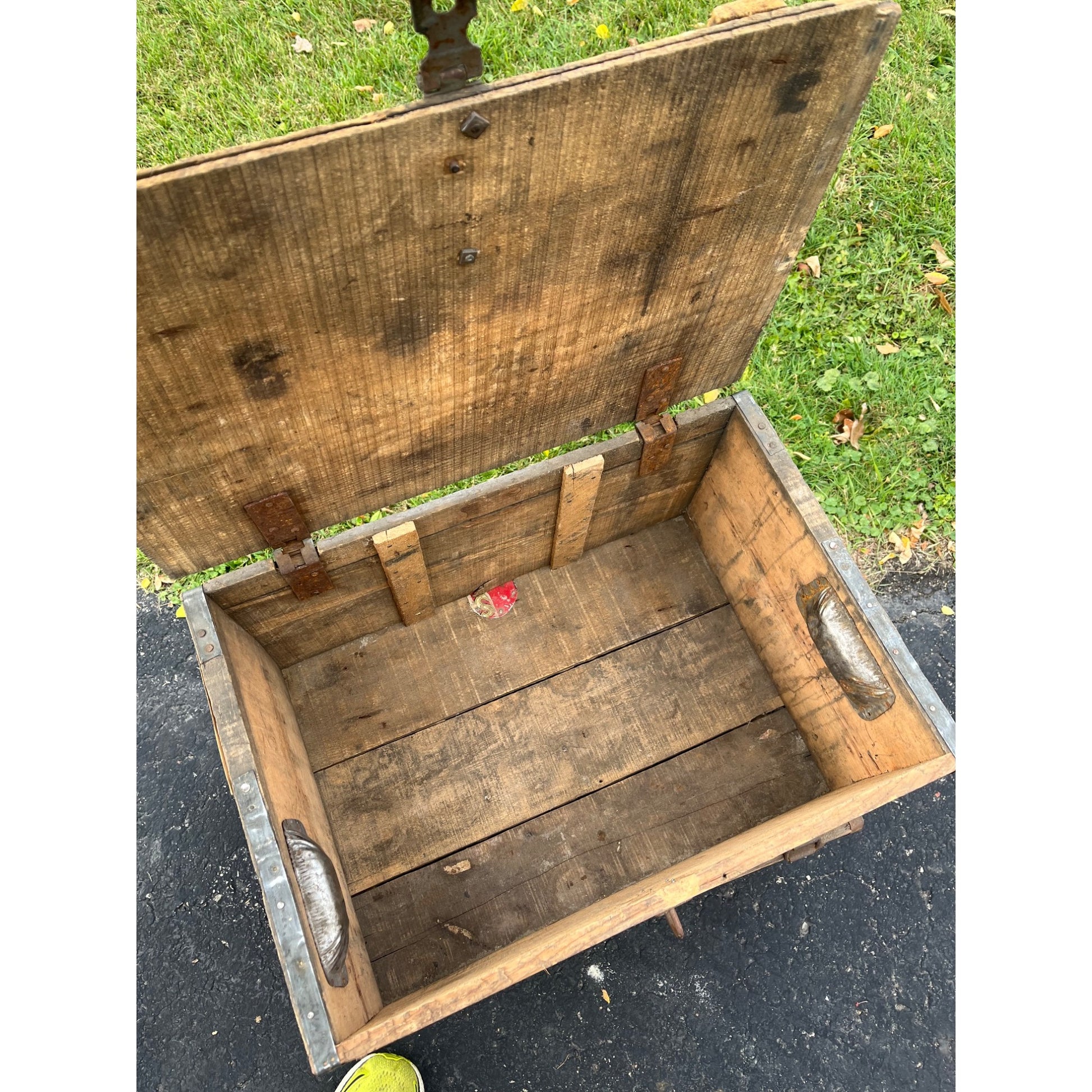 Vintage Theo Hamm Brewing Co. St Paul Wooden Crate Bottle Case Hamm's Beer