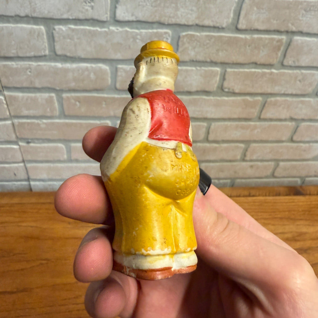 Vintage Lot (4) Comic Strip Bisque Japan Figures Toys The Gumps Moon Mullins