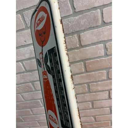 Vintage Nesbitt's Orange Soda Advertising Thermometer 16" Sign General Store