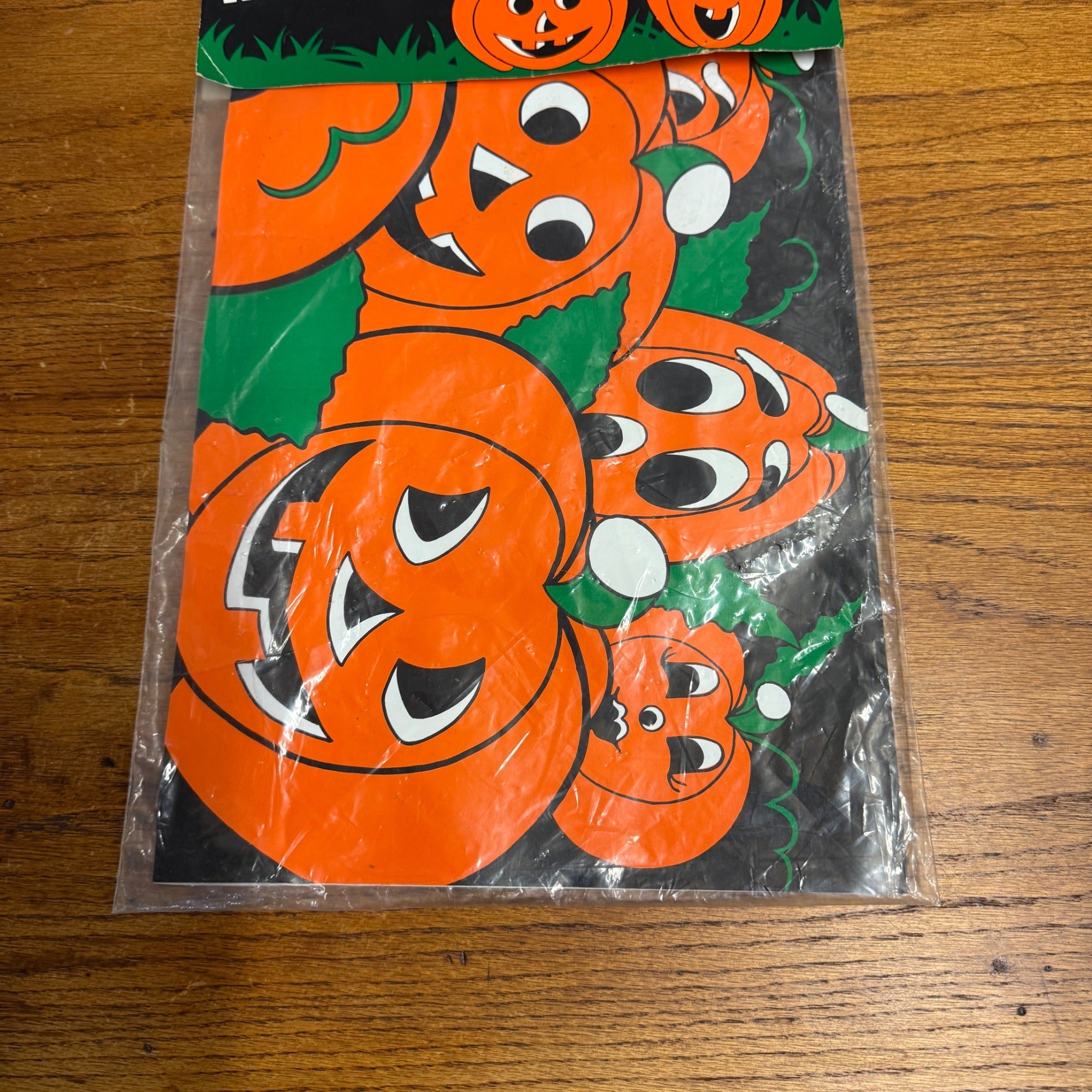 Vintage 1990s Halloween Mailbox Mail Box Magnetic Cover JOL Pumpkins Black Orange NOS