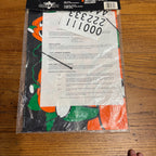 Vintage 1990s Halloween Mailbox Mail Box Magnetic Cover JOL Pumpkins Black Orange NOS