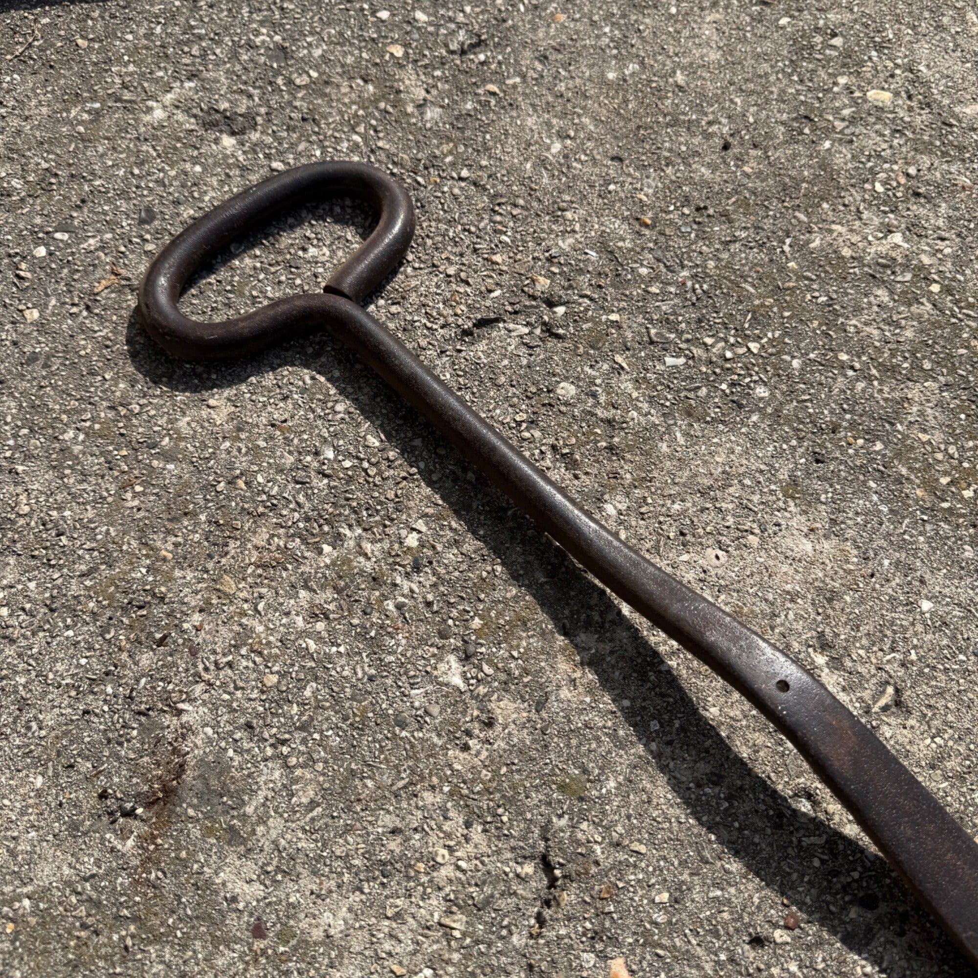 Large Early Implement Tractor Tire Spoon Tool Garage