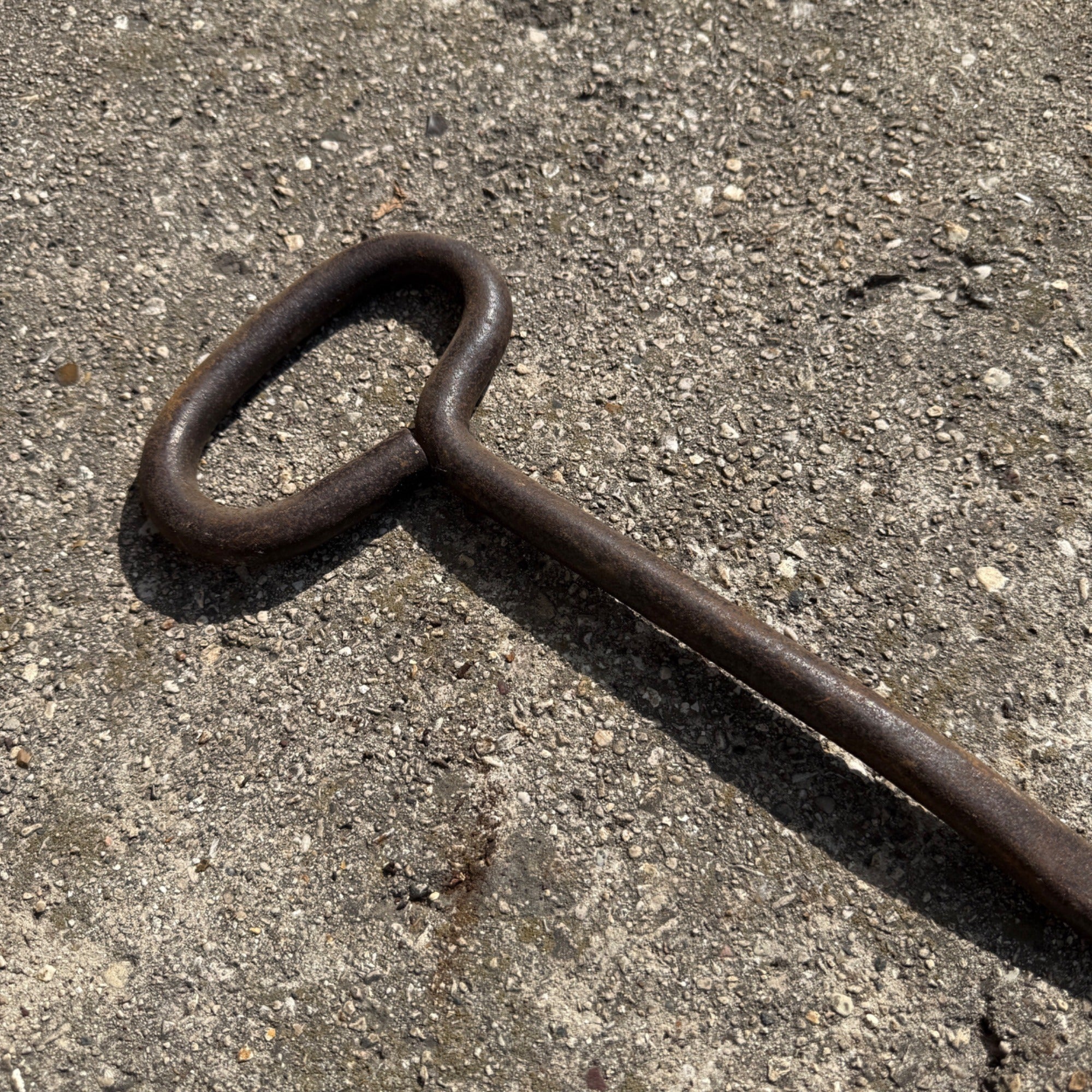 Large Early Implement Tractor Tire Spoon Tool Garage