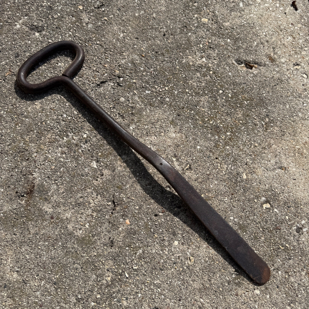 Large Early Implement Tractor Tire Spoon Tool Garage