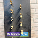 Dr Grabow Vintage Pipe Tobacco Smoking Display Stand Sign Retail Advertising.