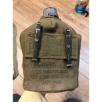Vintage WWII Era Folding Entrenching Shovel US & Vietnam War Era Army Canteen
