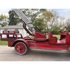 Vintage 1920s Buddy L Aerial Fire Ladder Truck Pressed Steel Toy