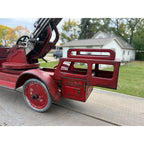 Vintage 1920s Buddy L Aerial Fire Ladder Truck Pressed Steel Toy