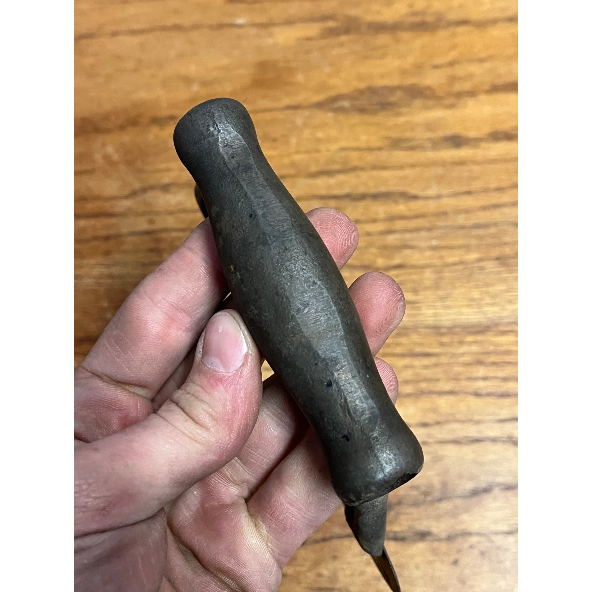 Antique Vintage Cast Steel Handle Food Chopper Knife Farmhouse Kitchen Tool