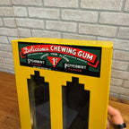 Delicious Chewing Gum Jolly Good Industries Yellow Metal Gum Machine 1cent