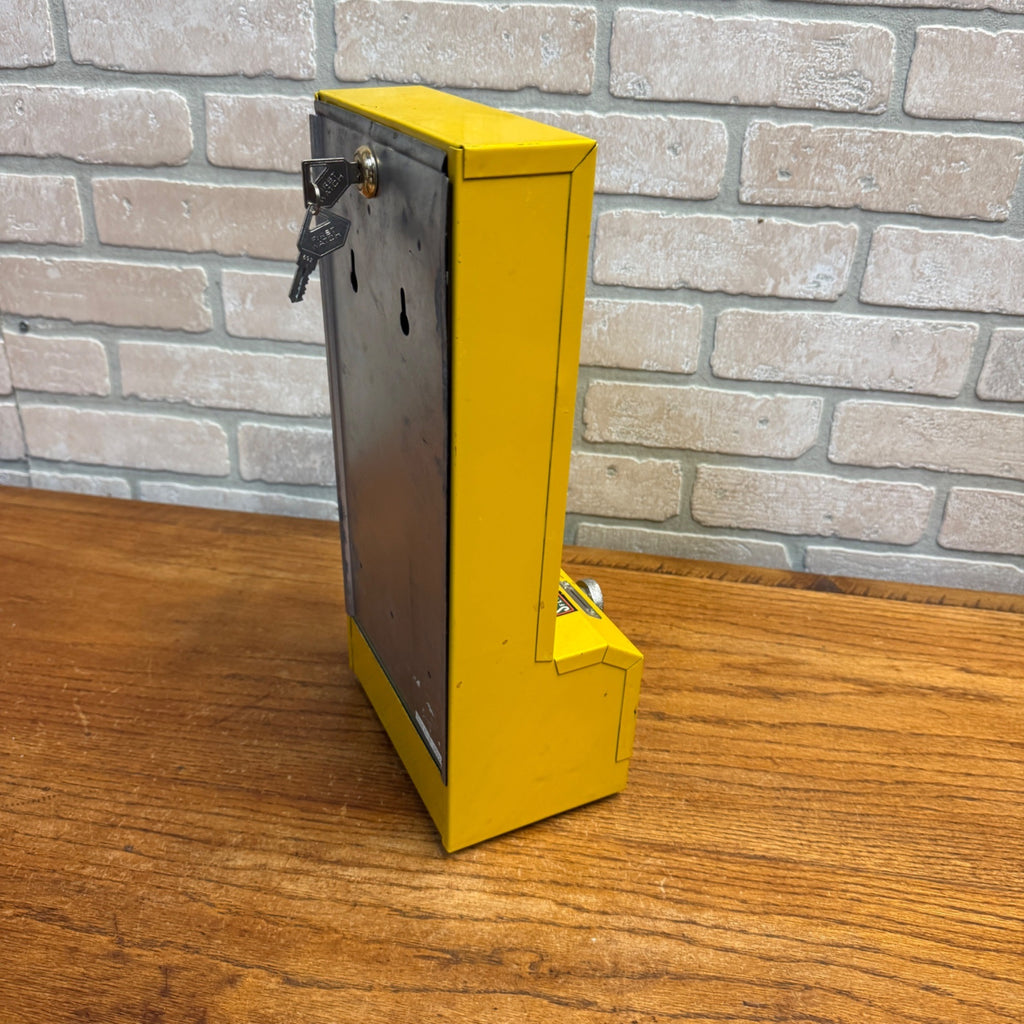 Delicious Chewing Gum Jolly Good Industries Yellow Metal Gum Machine 1cent