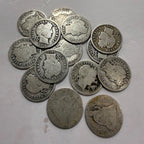 Silver Barber Dimes 90% Silver (1892-1916) Culled Circulated Seated Liberty Dime