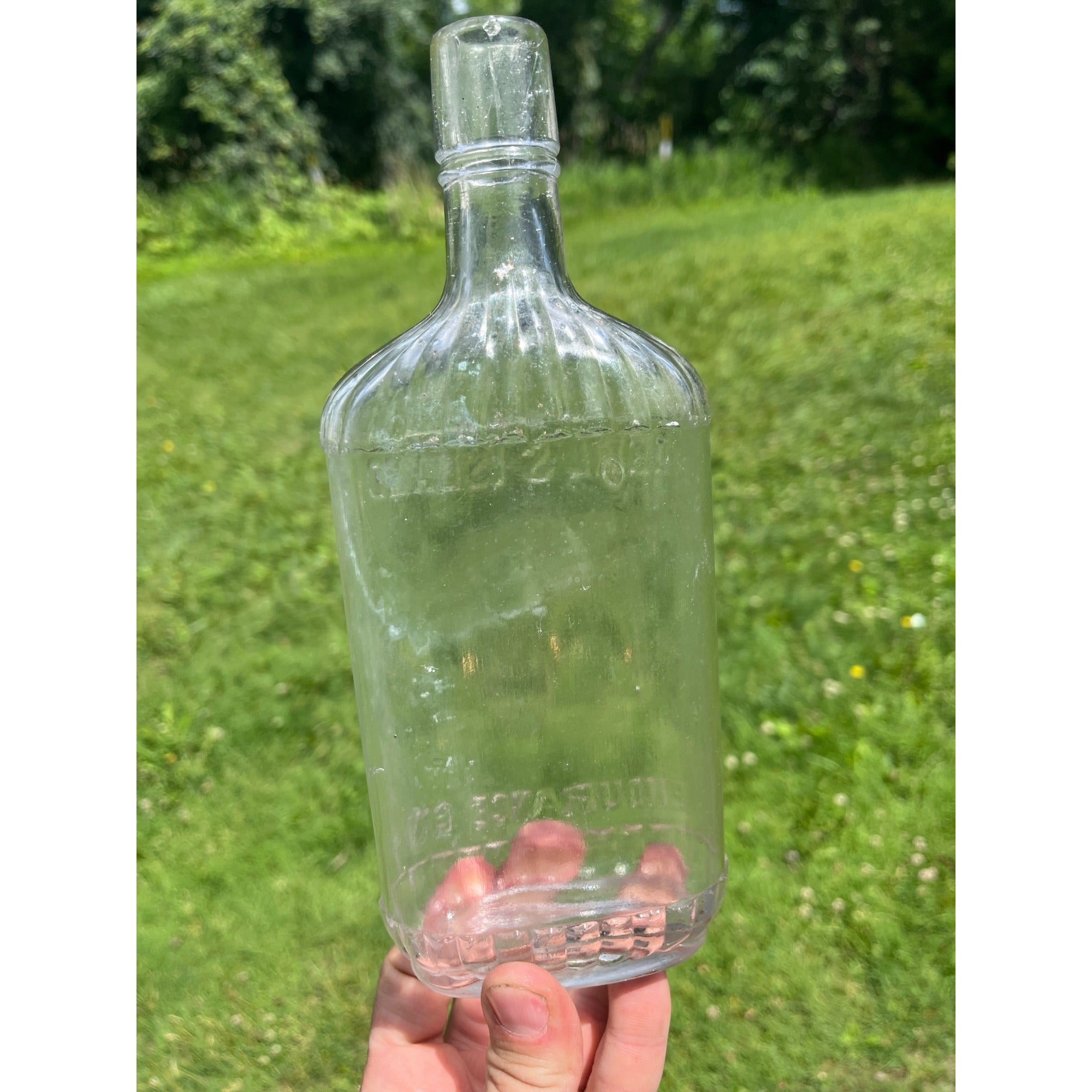 Antique 1890s Devil's Island Endurance Gin Paducah Ky for Sexual Stamina Bottle