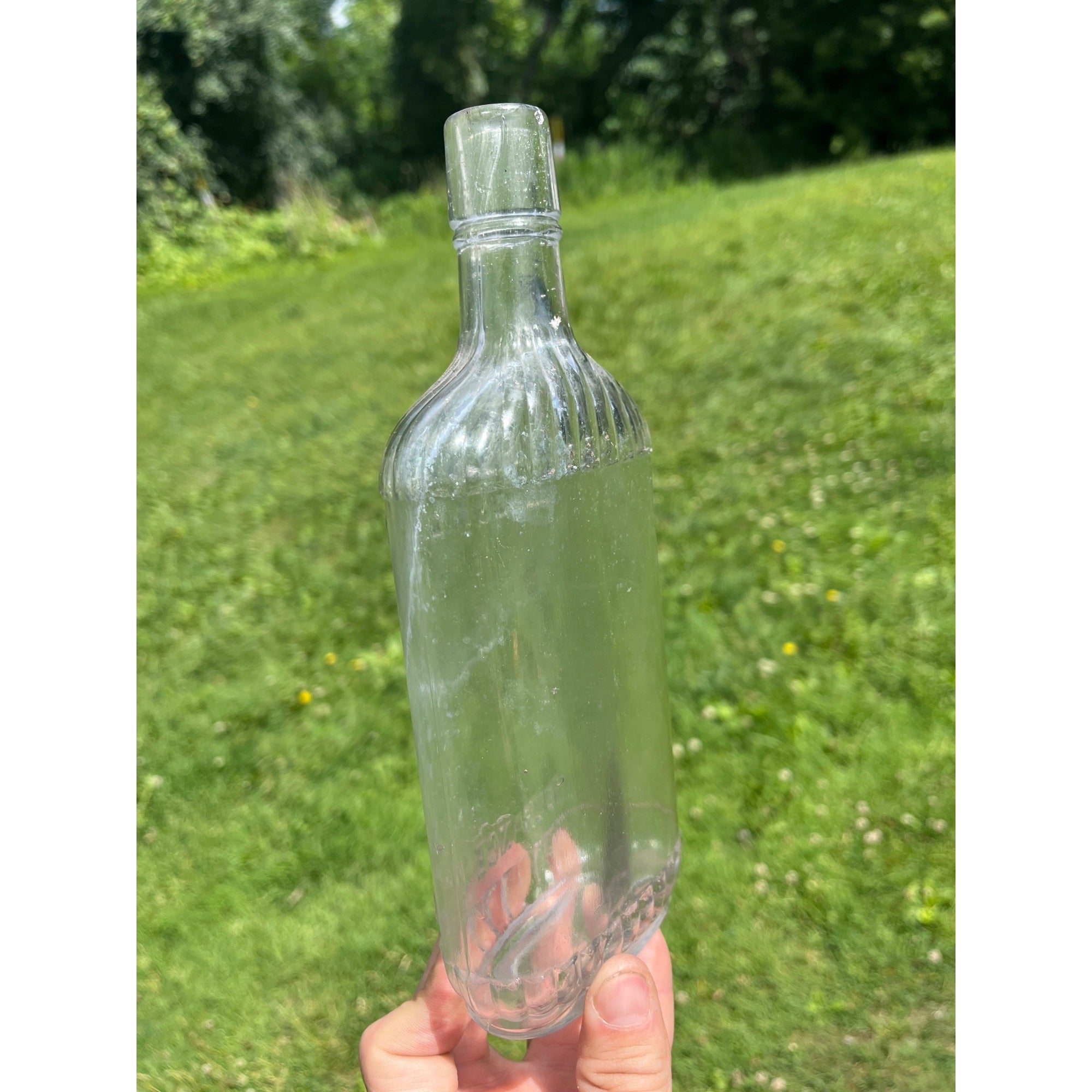 Antique 1890s Devil's Island Endurance Gin Paducah Ky for Sexual Stamina Bottle