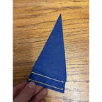 Vintage 1950s Philadelphia Phillies Mini Baseball Felt Pennant 9"