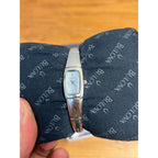 Bulova Petite Women's Silver Tone Watch Thin Bracelet Strap - Parts/Repair