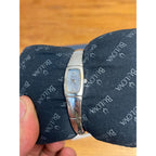 Bulova Petite Women's Silver Tone Watch Thin Bracelet Strap - Parts/Repair