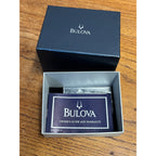 Bulova Petite Women's Silver Tone Watch Thin Bracelet Strap - Parts/Repair