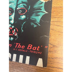 Original 1928 Dracula Movie Film Promo Poster Sign Movie Advertising As-Is Cut