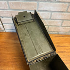 VIntage Ammunition Ammo Dry Box Metal Crate Box "Lefty" Black