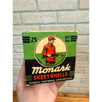 Vintage Federal Cartridge Co. Monark Skeet 20 Ga Shot Shell Box 1pc EMPTY