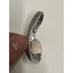 Vintage Art Deco Glycine Platinum Diamond Ladies Wristwatch 900 Platinum