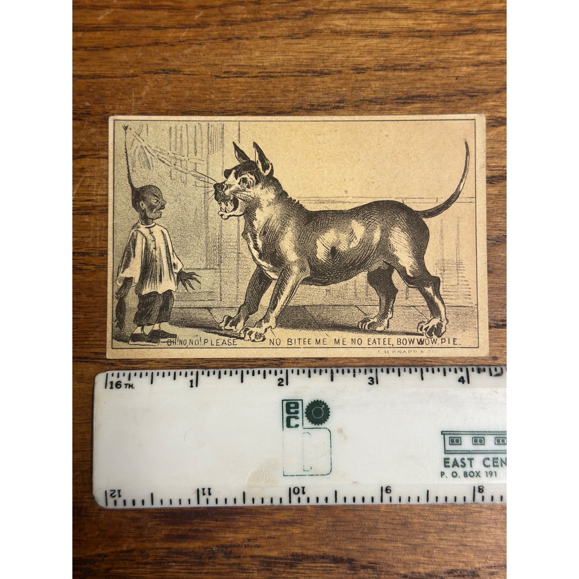 Antique 1800s Trade Card Adams & Westlake Oil Stove Anthropomorphic Advertising