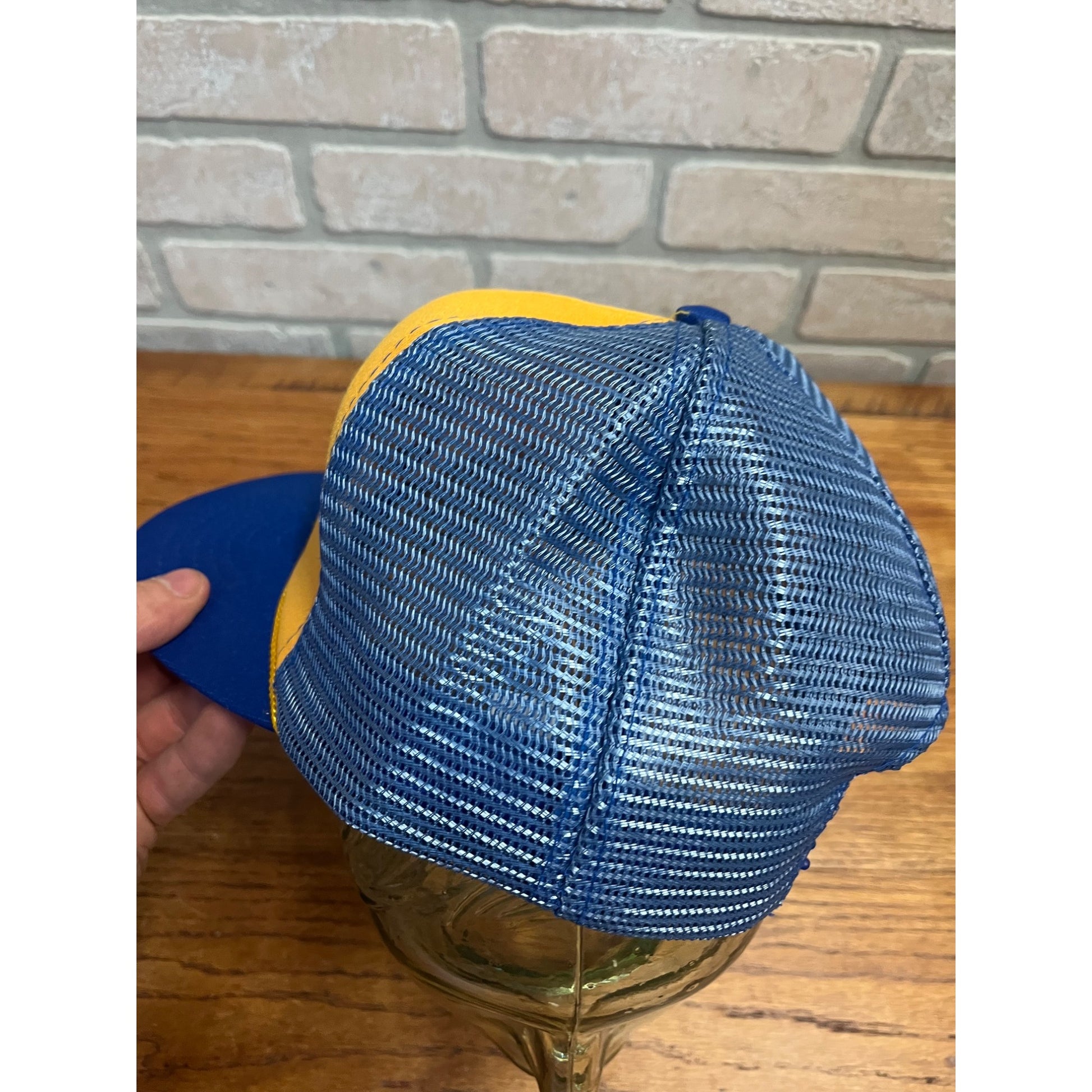 Vintage 1985 Milwaukee Brewers Baseball Snapback Hat Cap Mesh Corded MLB