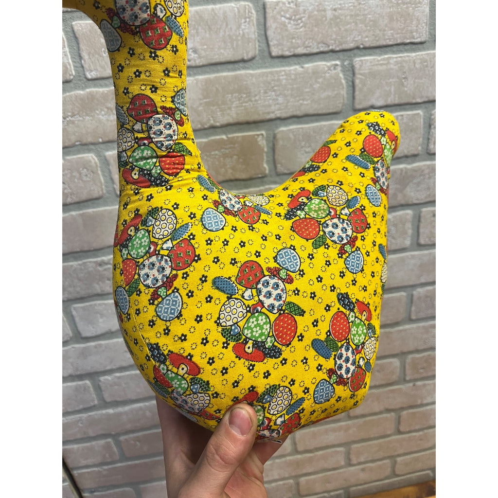 Berea College Student Industries Handmade Folk Art Stuffed Toy Goose Duck Mushrooms
