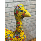 Berea College Student Industries Handmade Folk Art Stuffed Toy Goose Duck Mushrooms