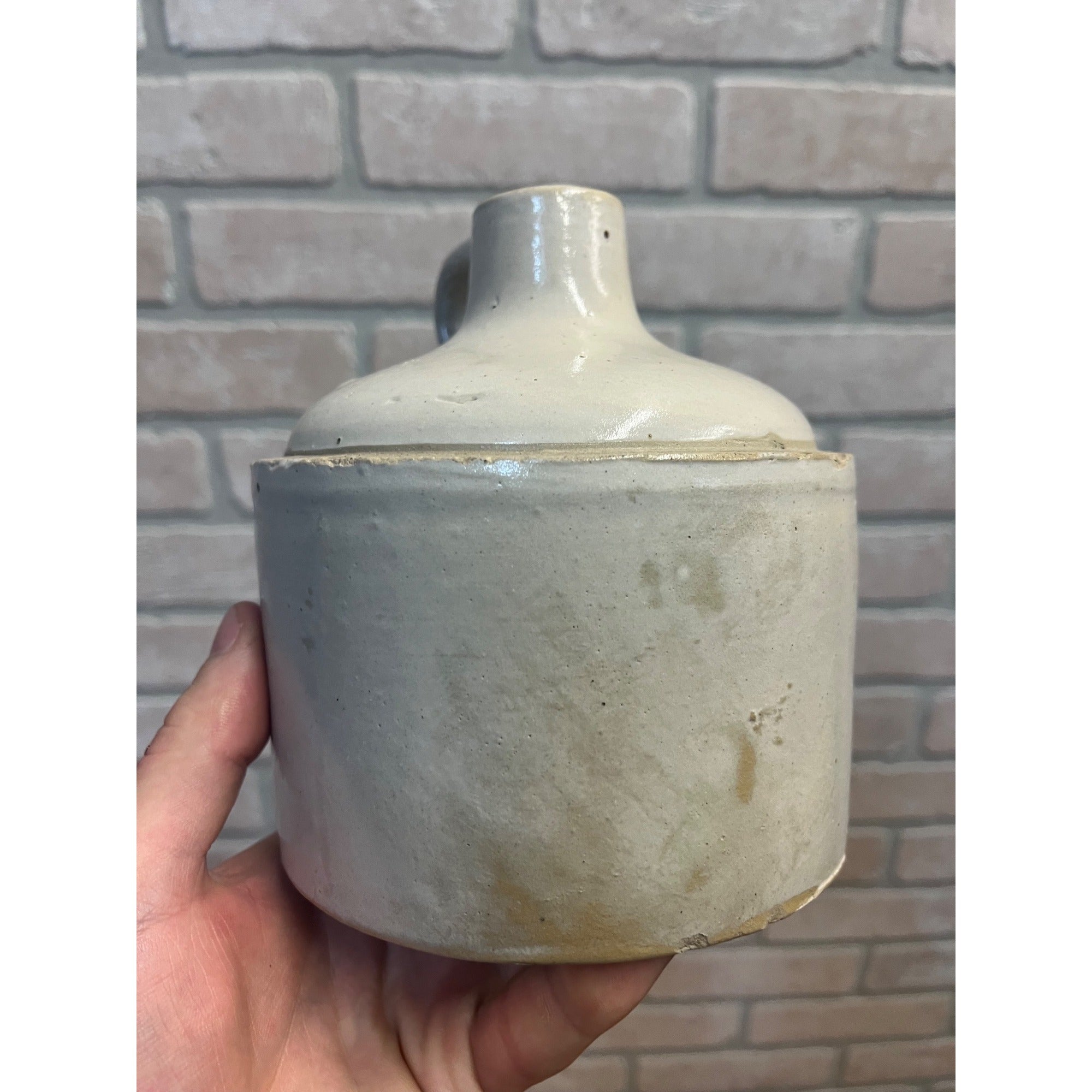 Antique Minnesota Stoneware Co. 1 Quart Stubby Shoulder Jug - Red Wing