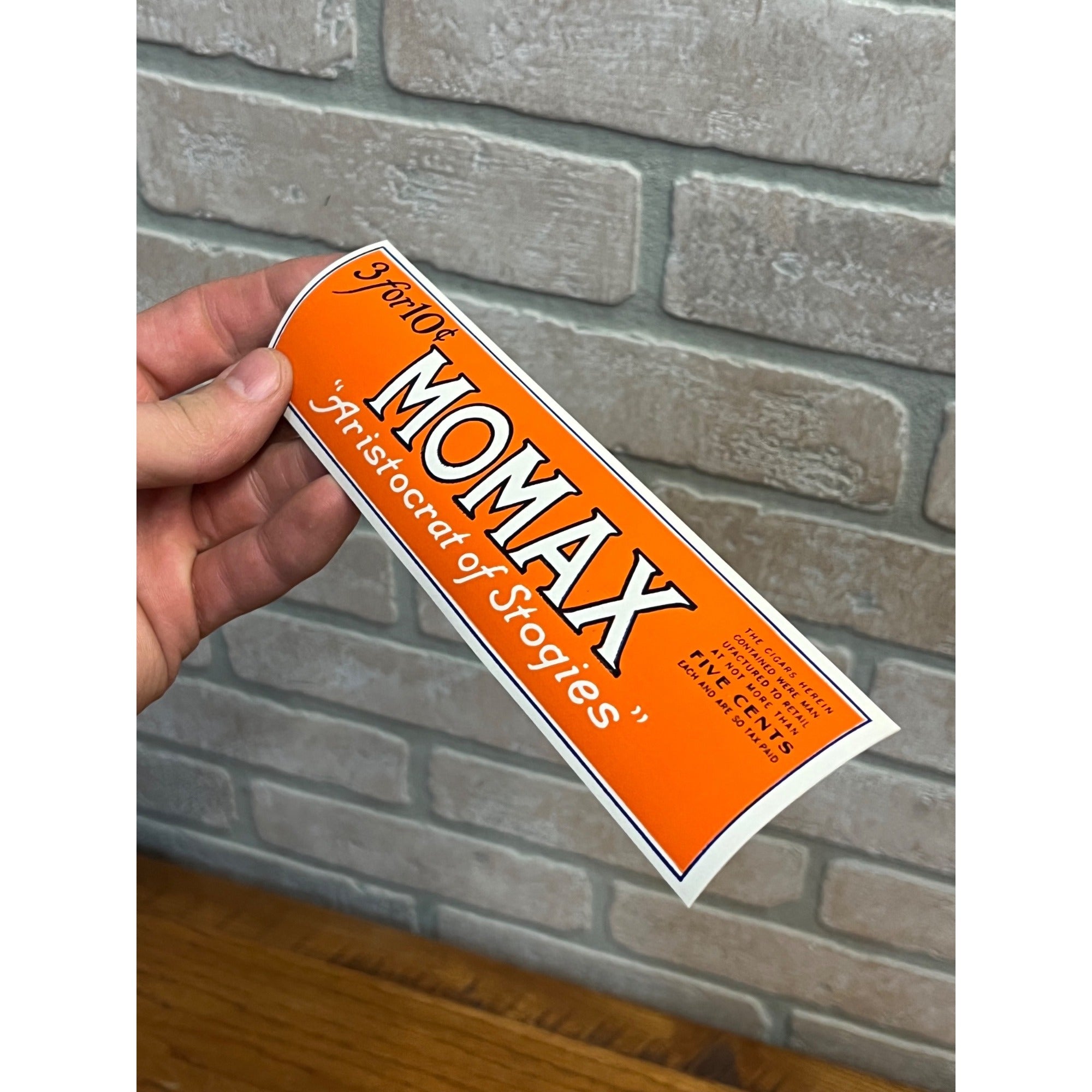 Lot of 50 Old Vintage - MOMAX - Cigar LABELS - Aristocrat of Stogies