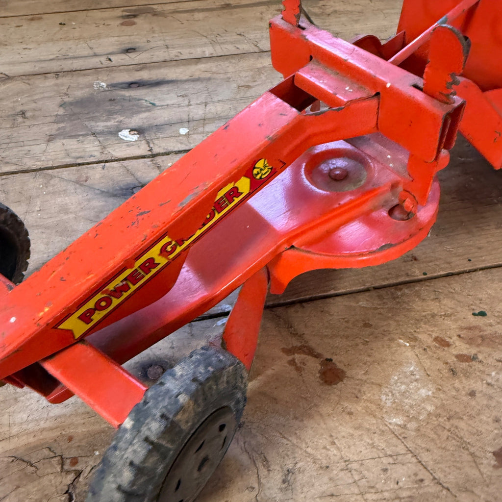 Vintage Marx Lumbar Road Grader & Pressed Steel Power Shovel