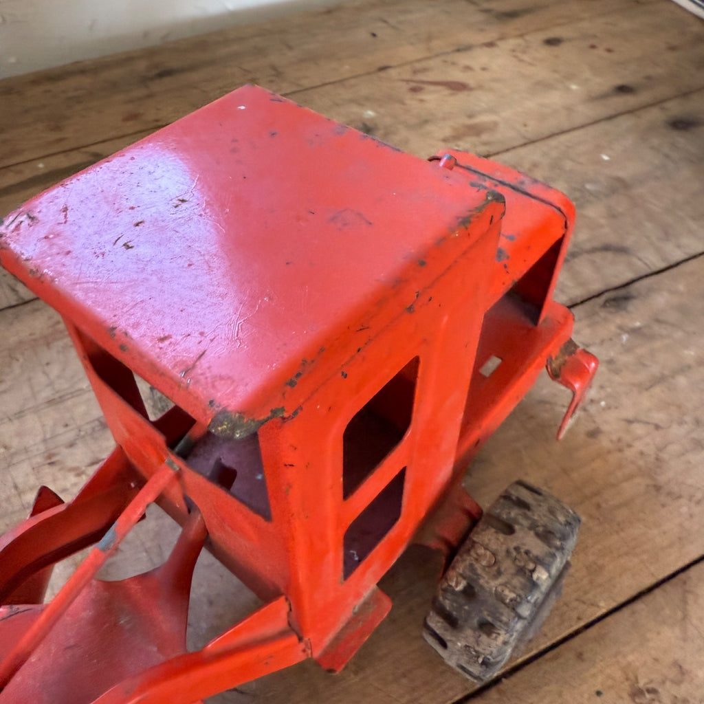 Vintage Marx Lumbar Road Grader & Pressed Steel Power Shovel