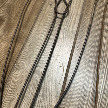 (3) Antique Primitive Wire Rug Beaters Tools Rustic Farmhouse Clothes
