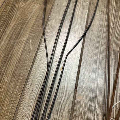 (3) Antique Primitive Wire Rug Beaters Tools Rustic Farmhouse Clothes