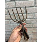 Vintage 5-tine Hunting Fishing Cast Spear Spearhead Tool