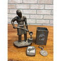 Wisconsin Precision Foundry Advertising Statue Keychain Paperweight Pen Holder