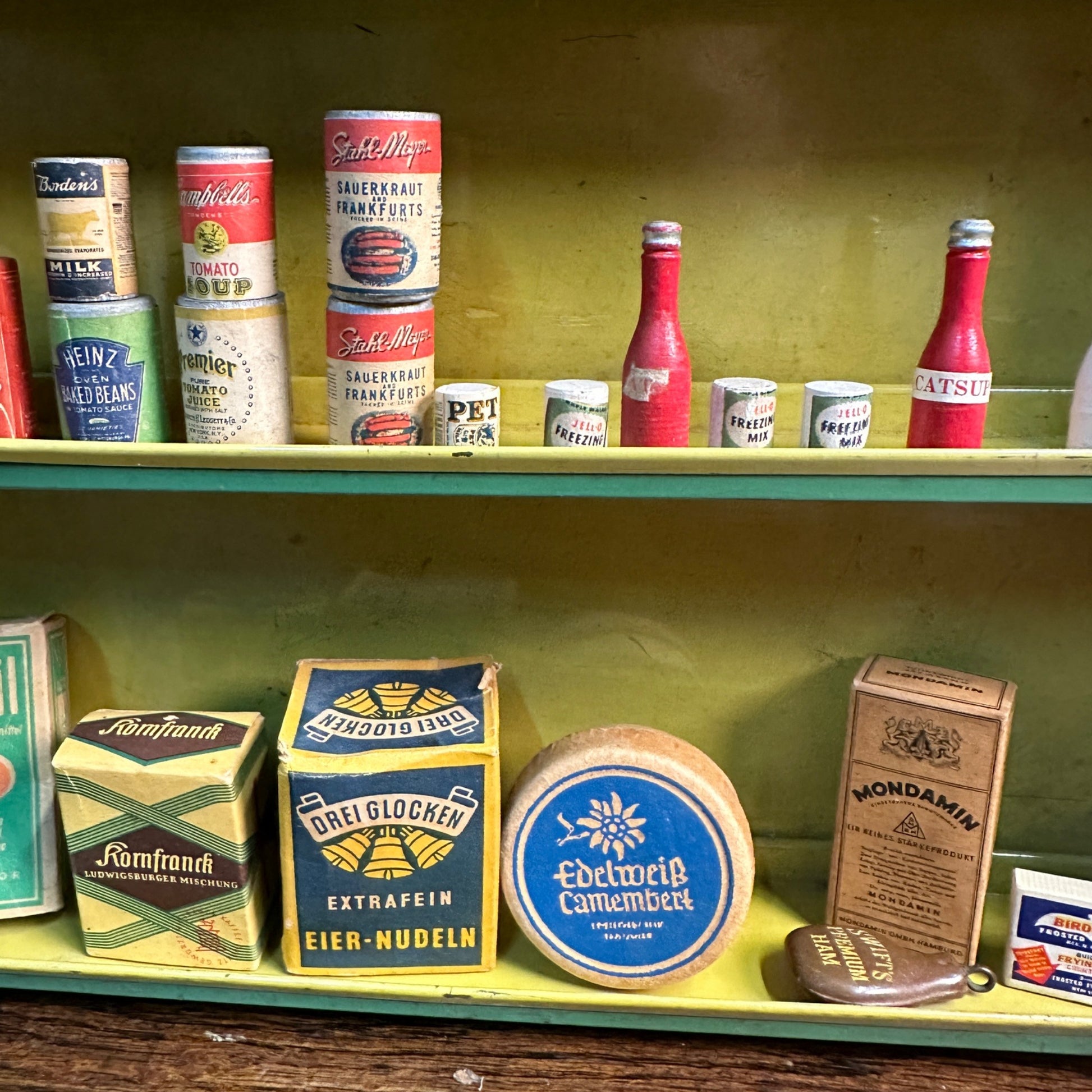 Vintage 1930s Wolverine Tin Litho General Store Grocery Child's Playset Toy