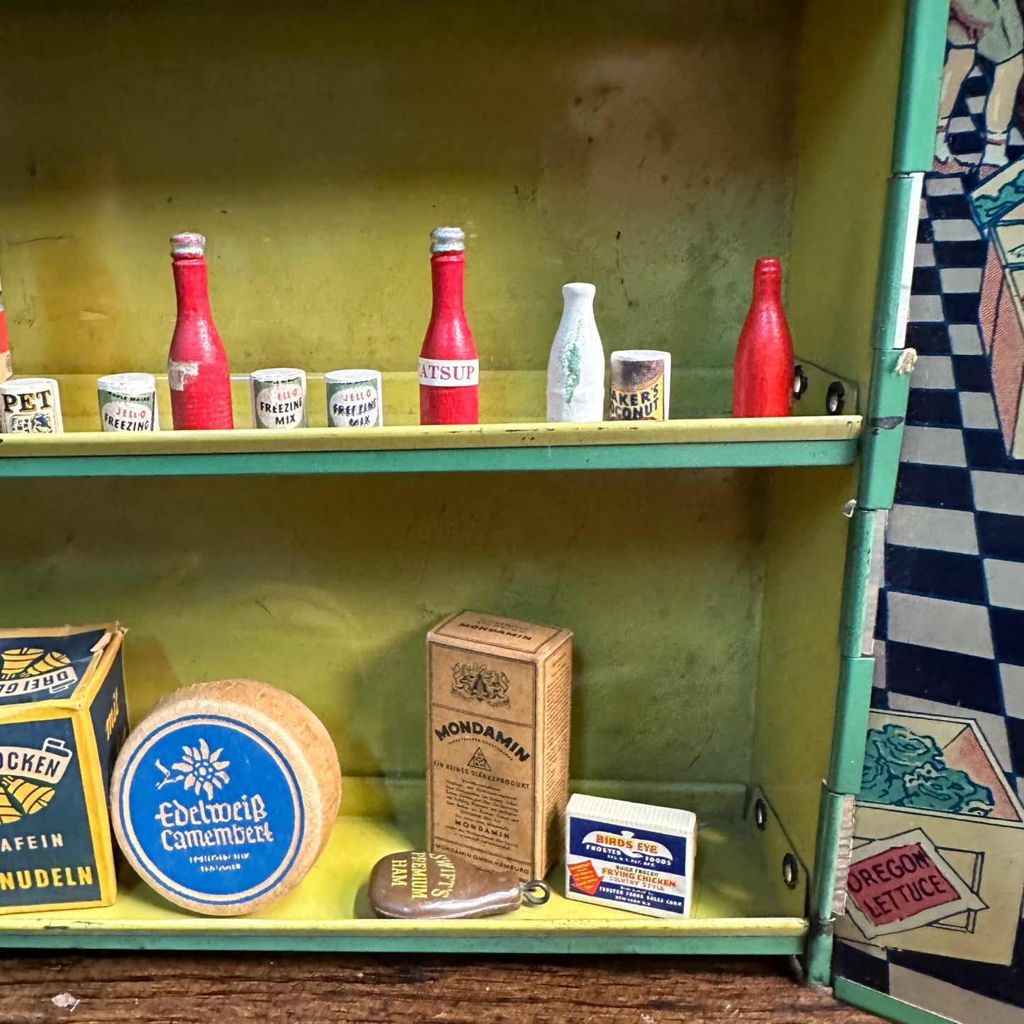 Vintage 1930s Wolverine Tin Litho General Store Grocery Child's Playset Toy