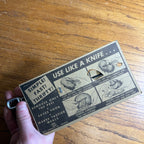 NEW NOS Vintage Ekco Nee-Action Stainless Steel Peeler Made In USA