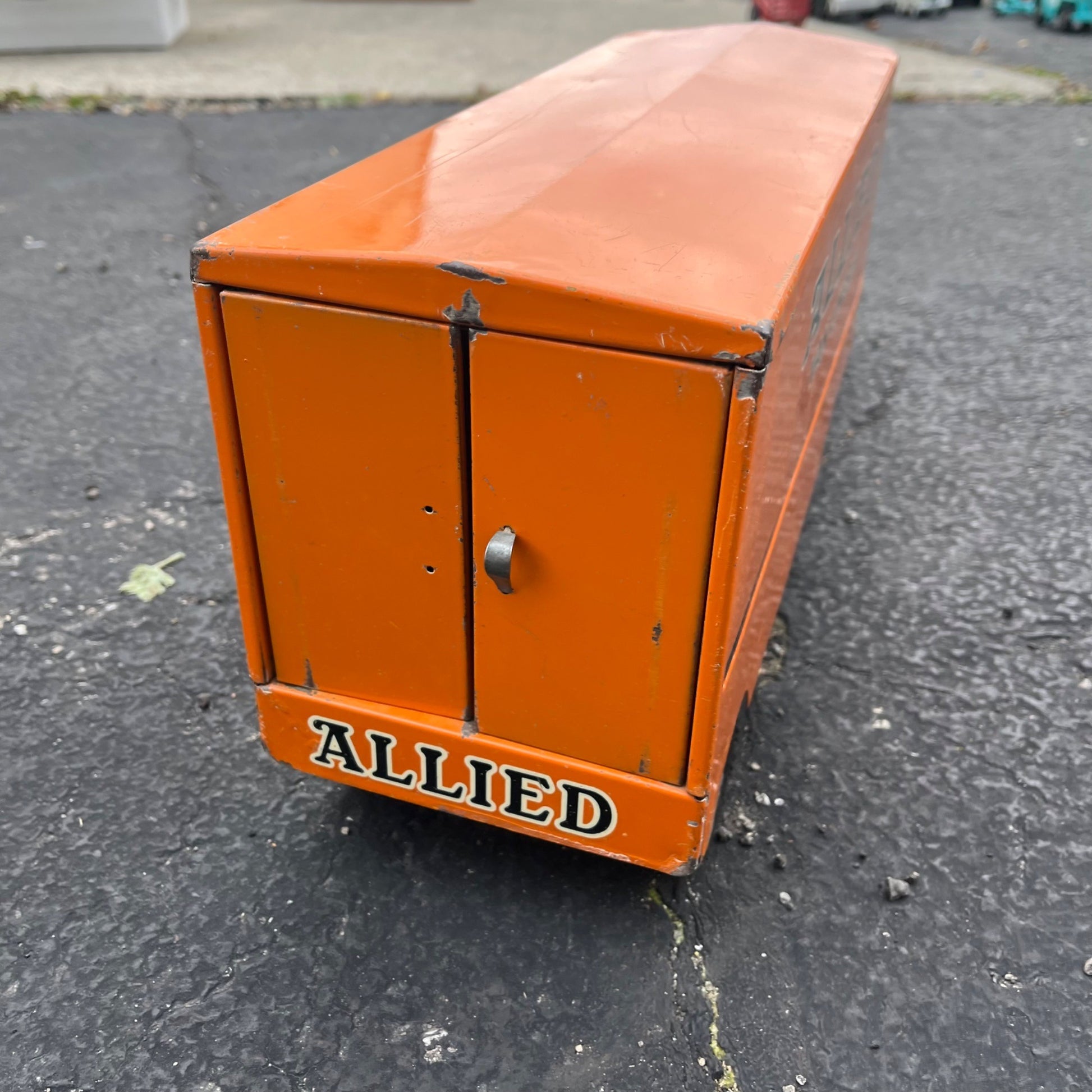 Vintage Tonka Allied Van Lines Movers Semi Truck Hauler Pressed Steel Toy