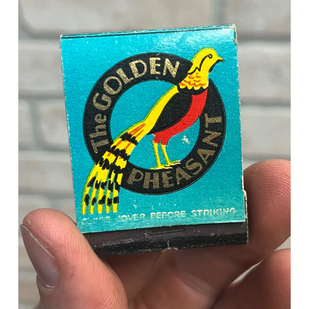 Vintage The Golden Pheasant Restaurant - San Francisco Advertising FULL Matchbook