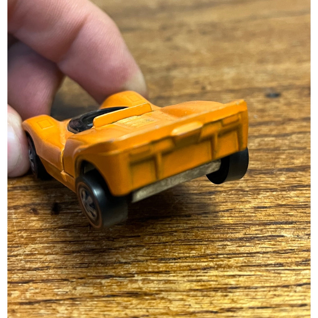 Vintage Hot Wheels Redlines 1969 McLaren M6A Orange Enamel US - Clean