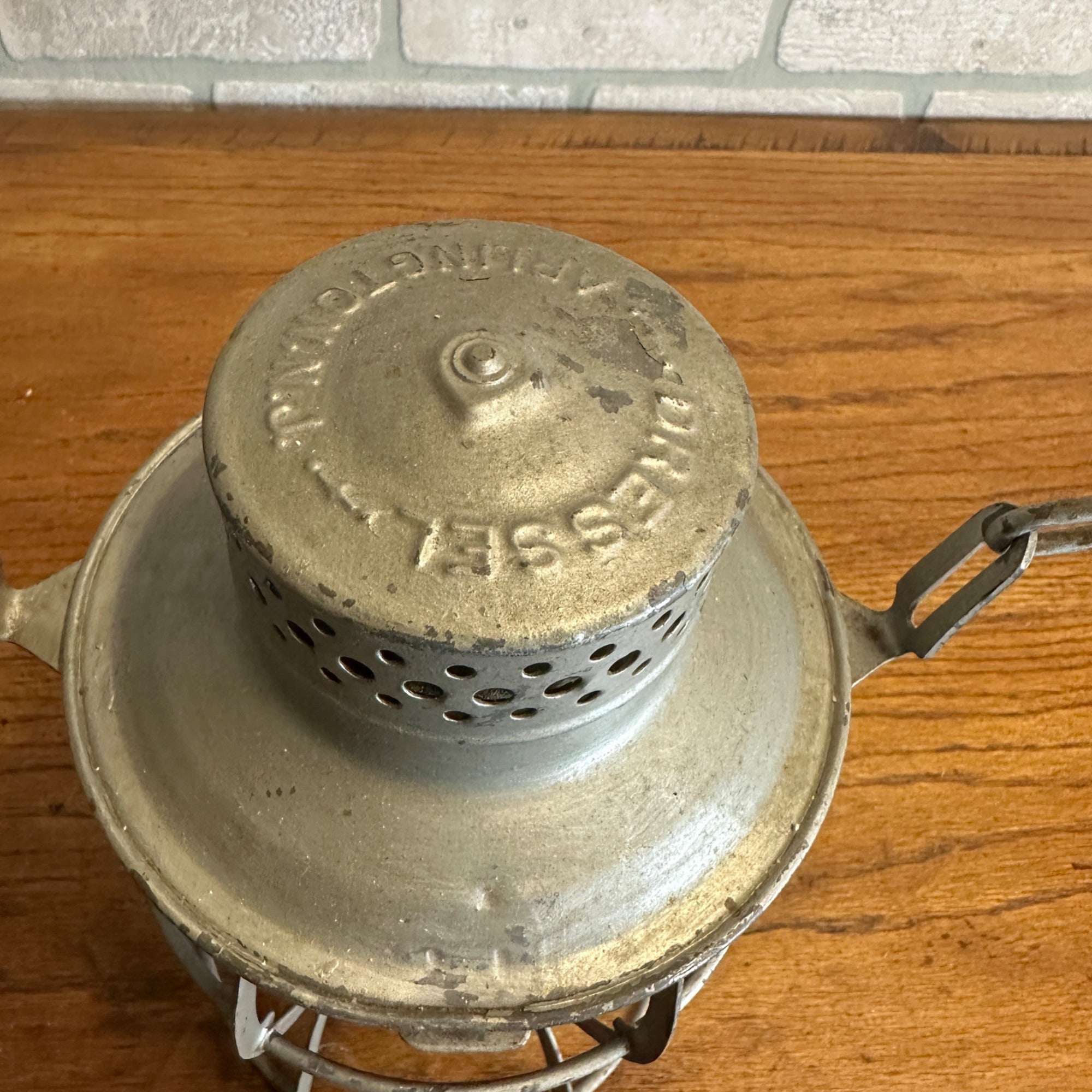 New York Central System NYCS Railroad Dressel Kerosene Lantern Red Globe