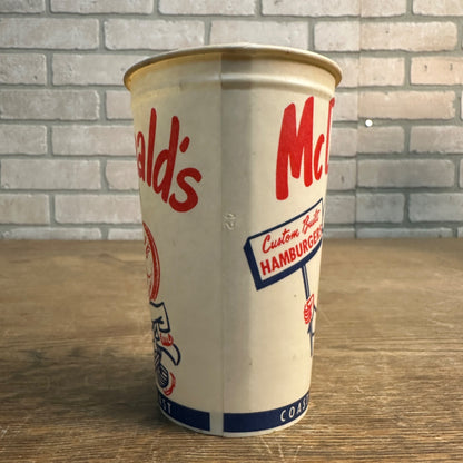 1950s Mcdonalds Paper Wax Cup Coast to Coast