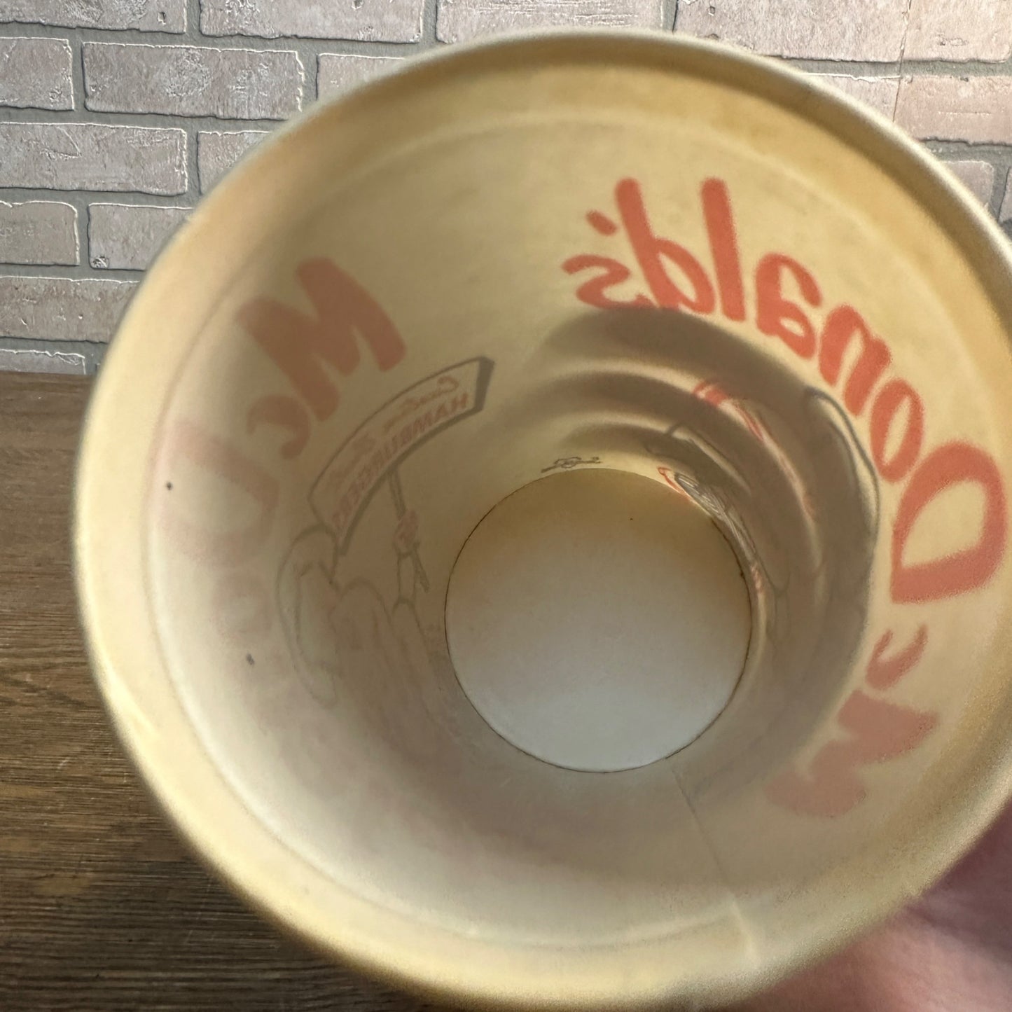 1950s Mcdonalds Paper Wax Cup Coast to Coast