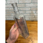 LANGE DE PERE WIS REMEDIES CURE MEDICINE EMBOSSED BOTTLE Wisconsin